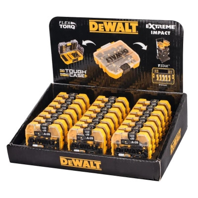Набір біт DeWALT EXTREME FLEXTORQ, Torx, T20, L = 25 мм, 25 шт, кейс TOUGH CASE (DT70557T)