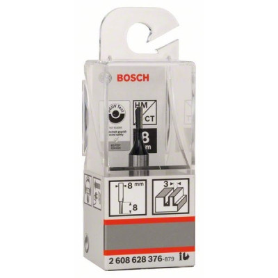 Фреза Bosch Professional пазова з одним лезом, Std, S8, D3, L8 (2.608.628.376)