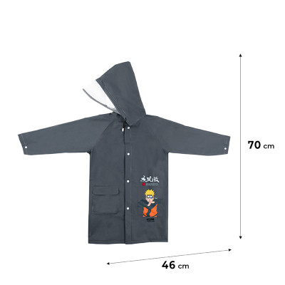 Дощовик дитячий Kite Naruto S 115 - 130 см Сірий (NR24-2600S)