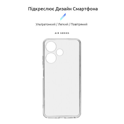 Чохол до мобільного телефона Armorstandart Air Series Infinix Hot 30i (X669) / Hot 30i NFC (X669D) Camera cover Transparent (ARM69002)
