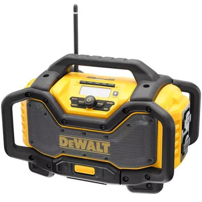 Зарядний пристрій для акумуляторів інструменту DeWALT з радіоприймачем 18V, 54V XR, час зарядки 140 хв, вага 7.2 кг (DCR027)