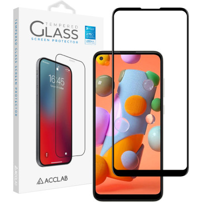 Скло захисне ACCLAB Full Glue Samsung A11/M11 (1283126508523)