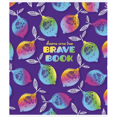 Зошит Школярик Brave book 12 аркушів лінія (012-3022L)
