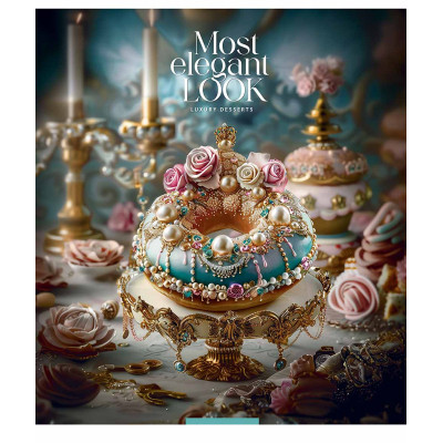 Зошит Школярик Luxury desserts 96 аркушів клітинка (096-3477K)