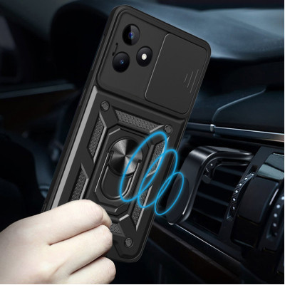 Чохол до мобільного телефона BeCover Military Realme C53 Black (710701)