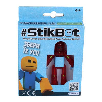 Фігурка Stikbot для анімаційної творчості (червоний) (TST616-23UAKDR)