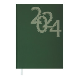 Тижневик Buromax датований 2024 OFFICE, А5 зелений (BM.2164-04)