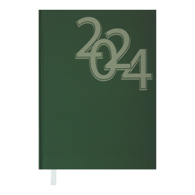 Тижневик Buromax датований 2024 OFFICE, А5 зелений (BM.2164-04)