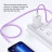 Дата кабель USB-C to USB-C 1.0m 60W 3.0А purple ColorWay (CW-CBPDCC061-PU)
