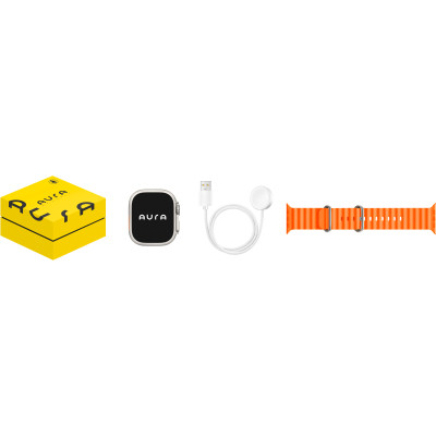 Смарт-годинник AURA X4 ProMax 53mm Orange (SWAX453O)