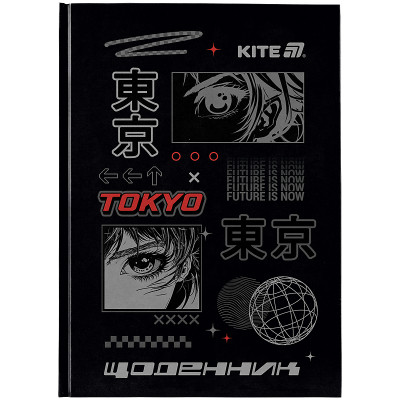 Щоденник шкільний Kite Tokyo, тверда обкладинка (K25-262-6)