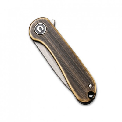 Ніж Civivi Mini Elementum Satin Brass (C18062Q-1)