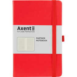 Книга записна Axent Partner 125х195 мм в лінійку 96 аркушів Червона (8308-05-A)