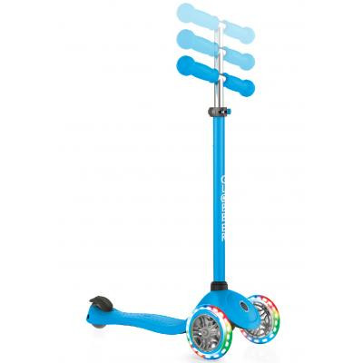 Самокат Globber Primo Lights Led блакитний (423-101-3)