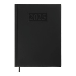 Тижневик Buromax датований 2025 GENTLE, А5 чорний (BM.2109-01)