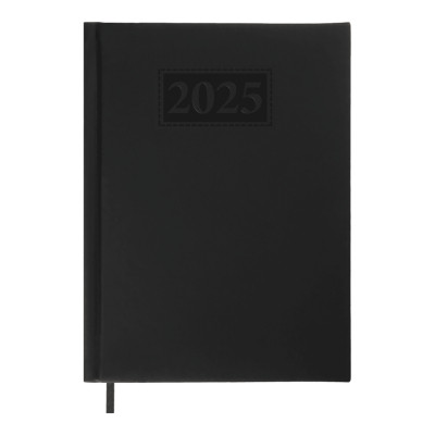 Тижневик Buromax датований 2025 GENTLE, А5 чорний (BM.2109-01)