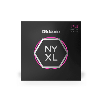 Струни для гітари D&#039;Addario NYXL Bass Regular Light 6-String / Super Long Scale (32-130) (NYXL32130SL)