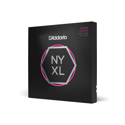 Струни для гітари D&#039;Addario NYXL Bass Regular Light 6-String / Super Long Scale (32-130) (NYXL32130SL)