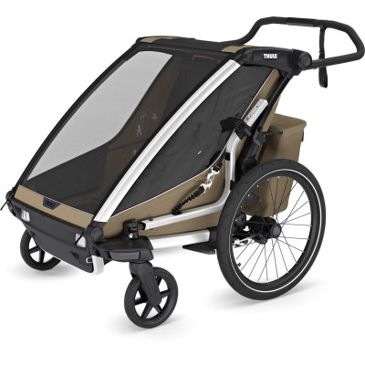 Коляска Thule Chariot Cross 2 Double (Faded Khaki) (TH 10201037)