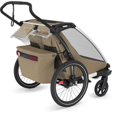 Коляска Thule Chariot Cross 2 Double (Faded Khaki) (TH 10201037)