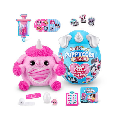 М&#039;яка іграшка Rainbocorns сюрприз A серія Puppycorn Rescue (9261A)