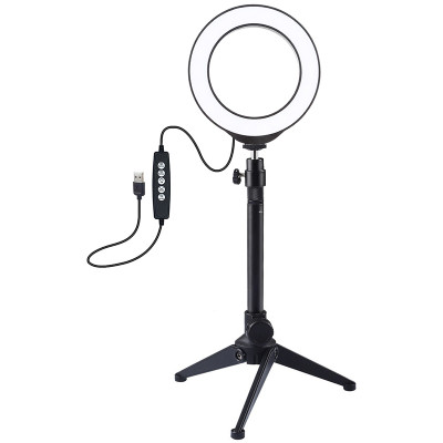 Набір блогера Puluz Ring USB LED lamp PKT3049B 4.7&quot; + table tripod (PKT3049B)