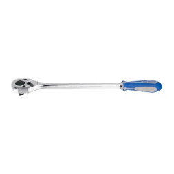 Тріскачка KING TONY 1/2&quot; з гумовою ручкою (4768-15G)