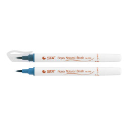 Художній маркер STA пензлик акварельний AQUA NATURAL BRUSH 3700, нічний синій (STA3700-31)