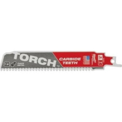 Полотно Milwaukee шабельної пили TORCH CARBIDE,150мм/крок зуба 3,6мм, метал (48005201)