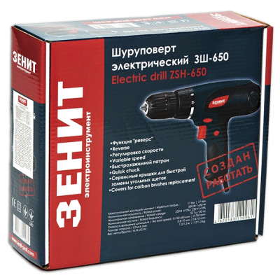 Шуруповерт Зеніт ЗШ-650 (842468)
