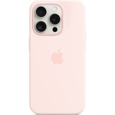 Чохол до мобільного телефона Apple iPhone 15 Pro Silicone Case with MagSafe Light Pink (MT1F3ZM/A)
