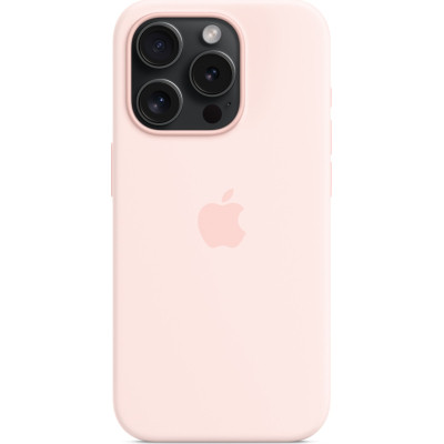 Чохол до мобільного телефона Apple iPhone 15 Pro Silicone Case with MagSafe Light Pink (MT1F3ZM/A)