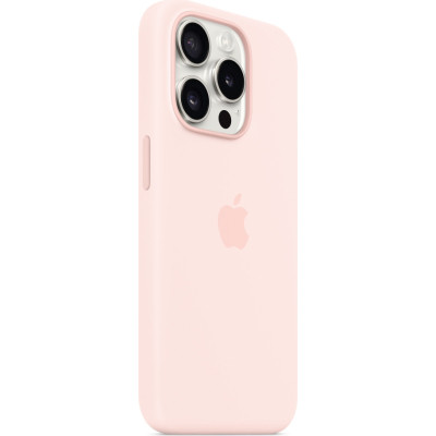 Чохол до мобільного телефона Apple iPhone 15 Pro Silicone Case with MagSafe Light Pink (MT1F3ZM/A)