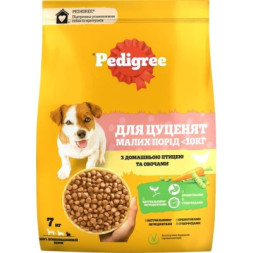 Сухий корм для собак Pedigree для цуценят малих порід з птицею та овочами 7 кг (5998749145210)