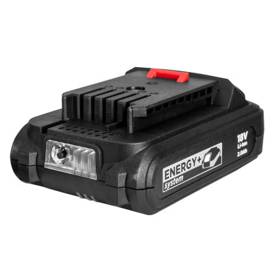 Шуруповерт Graphite Energy+ 18V 1х2Ah, 44Нм, 0-350/0-1250об/хв (58G000-SET1)