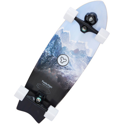 Скейтборд детский Yvolution Dynamo Cruiser LED 76 см, синий (YS52B2)