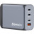 Зарядний пристрій Verbatim GaN 240 W 4 ports (USB-C-140 W,USB-C-100 W,USB-C-65 W /USB-A -3.0) (32205)