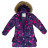 Пальто дитяче Huppa WHITNEY 12460030 ліловий з принтом 116 (4741468686073)