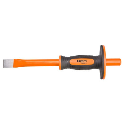 Зубило Neo Tools 22x18x300 мм, захист долоні, CrV (33-081)