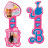 Закладки для книг Yes магнітні Barbie friends, 2шт (708109)