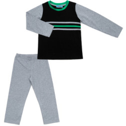 Піжама дитяча Matilda з довгим рукавом (7478-116B-black)