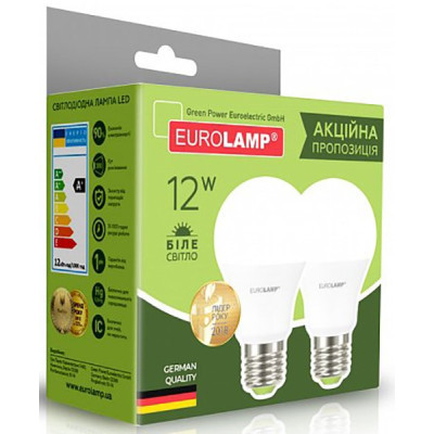 Лампочка Eurolamp LED A60 12W E27 4000K 220V (MLP-LED-A60-12274(E))