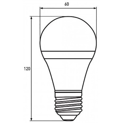 Лампочка Eurolamp LED A60 12W E27 4000K 220V (MLP-LED-A60-12274(E))