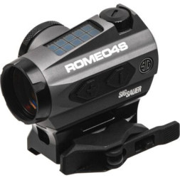 Коліматорний приціл Sig Sauer Romeo4S 1x20mm, 2 MOA RED DOT BALLISTIC CIRCLE DOT, SOLAR (SOR43021)