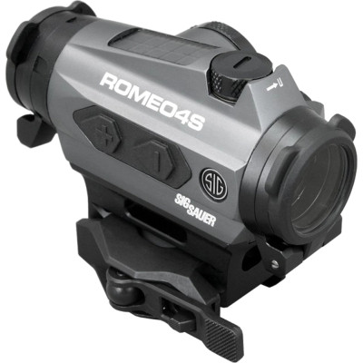 Коліматорний приціл Sig Sauer Romeo4S 1x20mm, 2 MOA RED DOT BALLISTIC CIRCLE DOT, SOLAR (SOR43021)