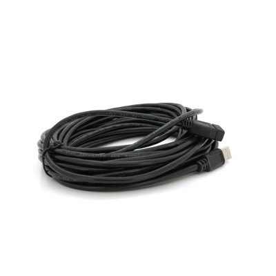 Дата кабель USB 2.0 AM/AF 10.0m ferrite black Voltronic (YT-AM/AF-10BL)