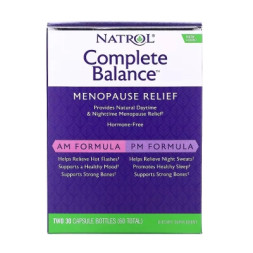 Вітамінно-мінеральний комплекс Natrol Complete Balance, Menopause Relief, AM/PM, Two Bottles 30 Ca (NTL03001)