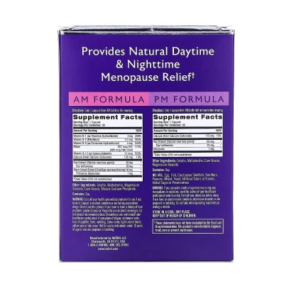 Вітамінно-мінеральний комплекс Natrol Complete Balance, Menopause Relief, AM/PM, Two Bottles 30 Ca (NTL03001)