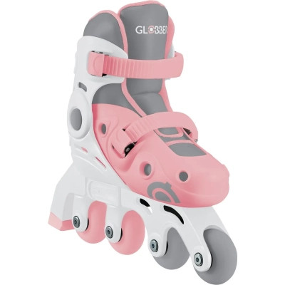 Роликові ковзани Globber 2в1 пастельно-рожеві р.26-29, до 20кг, 3+ (780-210)