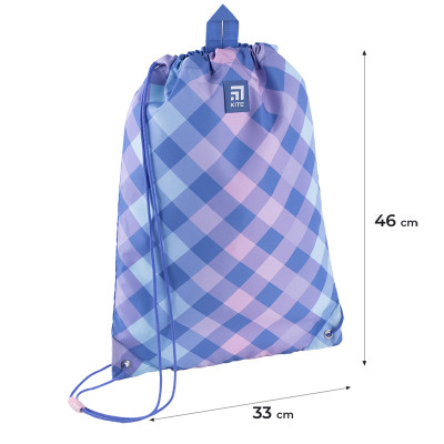 Сумка для взуття Kite Chequer Фіолетова (K24-600M-3)